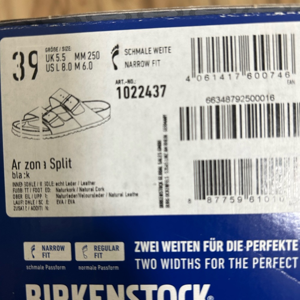 Birkenstock Split Black Double Strap Sandals - image 7